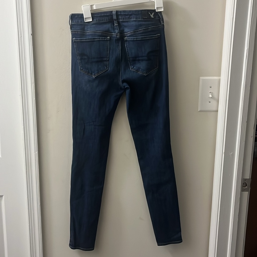 NOT FOR SALE American Eagle 4 Long Hi Rise Jegging 360 Degree Super Stretch NWOT - Picture 2 of 3